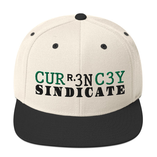 Currency Type Snapback Hat